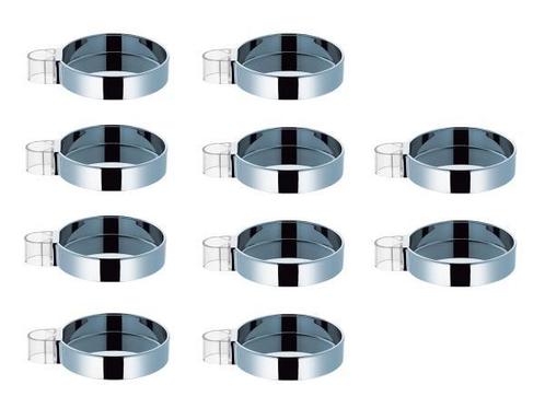 Veiling - 10x Hansgrohe zeepschaal ø22mm Cassetta C chroom, Doe-het-zelf en Bouw, Sanitair