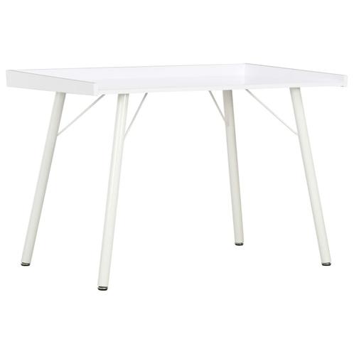vidaXL Bureau 90x50x79 cm wit, Huis en Inrichting, Bureaus, Nieuw, Verzenden