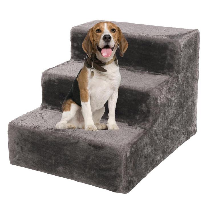MaxxPet Hondentrap - easy step - 45x60x40cm - Grijs (Dier), Dieren en Toebehoren, Honden-accessoires, Nieuw, Ophalen of Verzenden