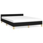 Bedframe Zwart 140x190 | Retour Deal | Koopje!, Verzenden, Nieuw, Stof