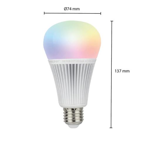 MI-Light Led Lamp - E27 - verhuislamp - RGB + CCT | 2700K,, Maison & Meubles, Lampes | Lampes en vrac, Envoi