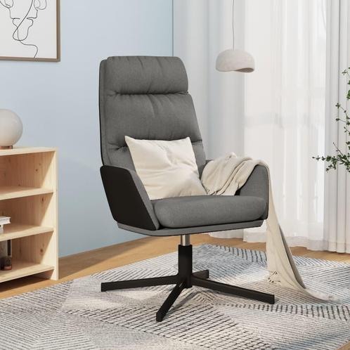 vidaXL Relaxstoel stof lichtgrijs, Huis en Inrichting, Fauteuils, Nieuw, Verzenden