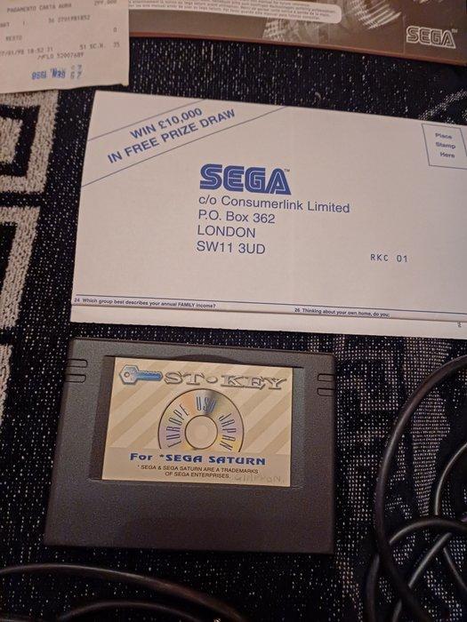 Sega - Saturn - Vintage Black + St Key EU Usa Japan 2, Games en Spelcomputers, Spelcomputers | Overige Accessoires