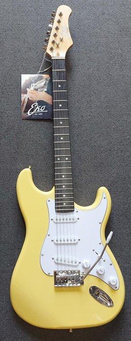 EKO - Stratocastermodel ST-300 Tribute Series 3-Tone Cream -