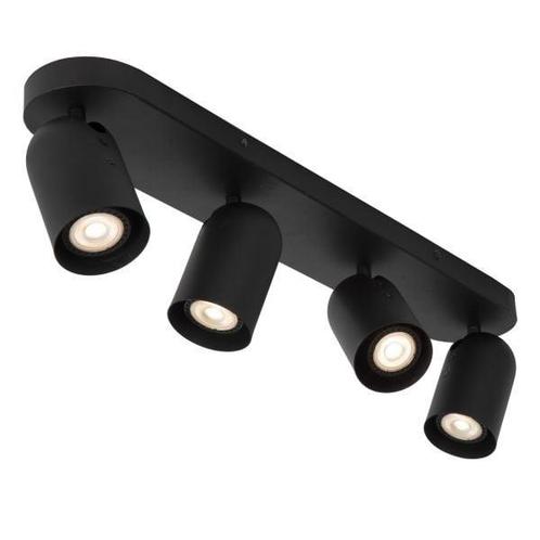 Lucide PUNCH - Plafondspot 4xGU10 Zwart, Huis en Inrichting, Lampen | Plafondlampen, Nieuw, Metaal, Verzenden
