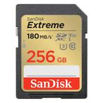 SanDisk 256GB SDXC Extreme 180MB/s met garantie, Ophalen of Verzenden, Gebruikt