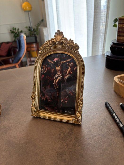 Slasky - Crucifix Original, Antiek en Kunst, Kunst | Schilderijen | Modern