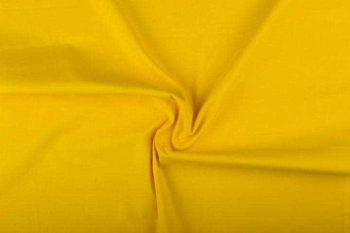 Katoen stof donkergeel - Katoenen stof 10m op rol, Hobby en Vrije tijd, Stoffen en Lappen, Verzenden