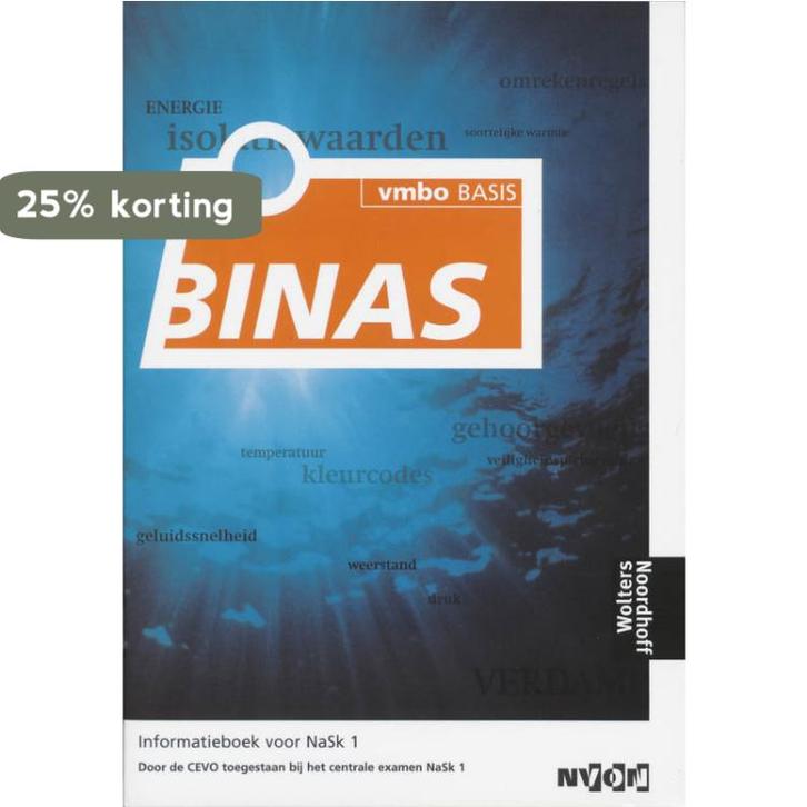 Binas NaSk1 vmbo basis Leerlingenboek 9789001893798, Boeken, Schoolboeken, Gelezen, Verzenden