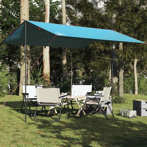 vidaXL Kampeerluifel waterdicht 360x294 cm blauw, Caravans en Kamperen, Tenten, Nieuw, Verzenden