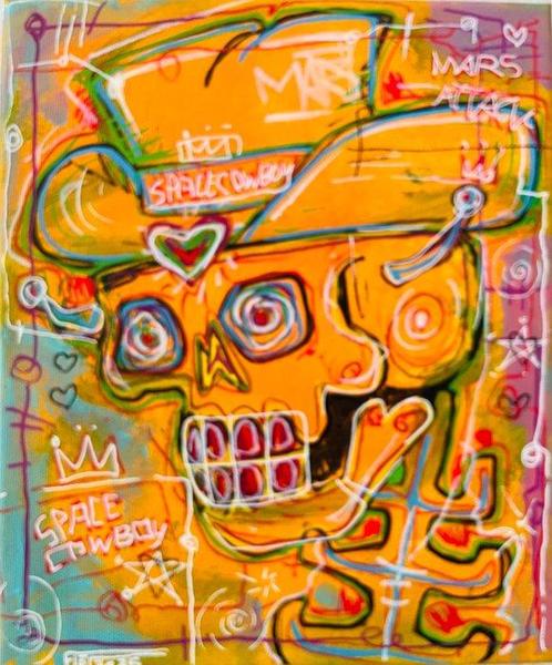 Flör (1978) - Spacecowboy from Mars, Antiek en Kunst, Kunst | Schilderijen | Modern