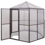 vidaXL Tuinkas 240x211x232 aluminium, Tuin en Terras, Kassen, Verzenden, Nieuw