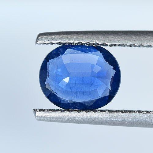 Blauw Saffier - 1.95 ct - nternational Colored Gemstone, Handtassen en Accessoires, Edelstenen
