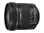 Canon EF-S 10-18mm f/4.5-5.6 IS STM + EW-73C + Lens Cloth, Verzenden, Zo goed als nieuw