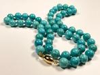 18 Kilates (750) Goud - Turkoois - Halsketting