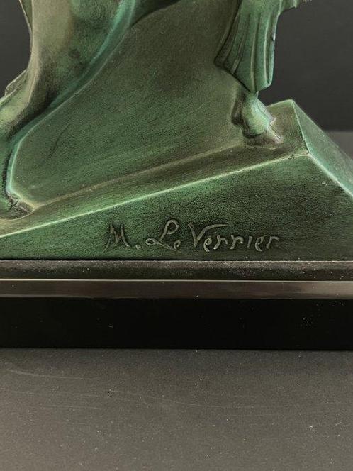 Max Le Verrier - Max Le Verrier - Serre-livres (2) -, Antiek en Kunst, Kunst | Designobjecten