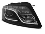 LED koplamp units Black Audi Q5 08-12 TRU DRL 2e kans, Auto-onderdelen, Verlichting, Gebruikt, Verzenden, Audi