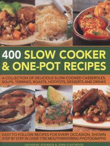 400 slow cooker & one-pot recipes: a collection of delicious, Boeken, Overige Boeken, Gelezen, Verzenden