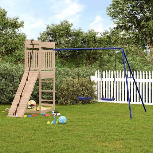 vidaXL Speelhuis massief grenenhout, Kinderen en Baby's, Speelgoed | Buiten | Speeltoestellen, Nieuw, Verzenden