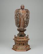 Amida Nyorai (Amitbha) Buddha statue - Hout - Japan -, Antiquités & Art
