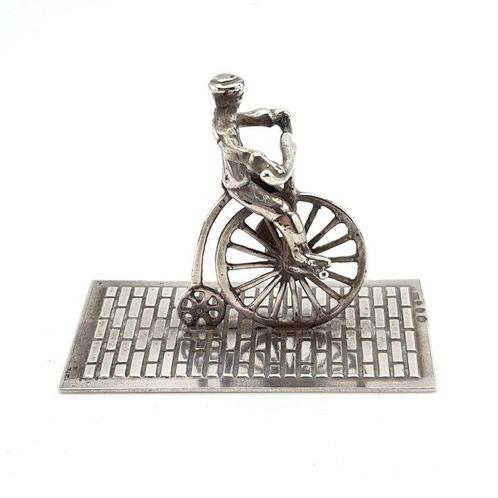 Miniatuur beeldje (2) - Zilver, Antiek en Kunst, Antiek | Zilver en Goud