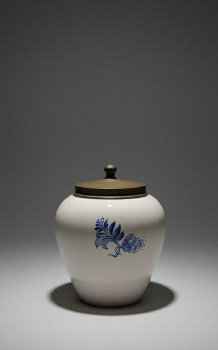 Goedewaagen - Tabakspot - Delfts blauw, Messing - TOEBACK, Antiek en Kunst, Antiek | Glaswerk en Kristal