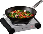 Tweedekans | KitchenBrothers Elektrische Kookplaat - 1 Pits, Doe-het-zelf en Bouw, Verwarming en Radiatoren, Ophalen of Verzenden