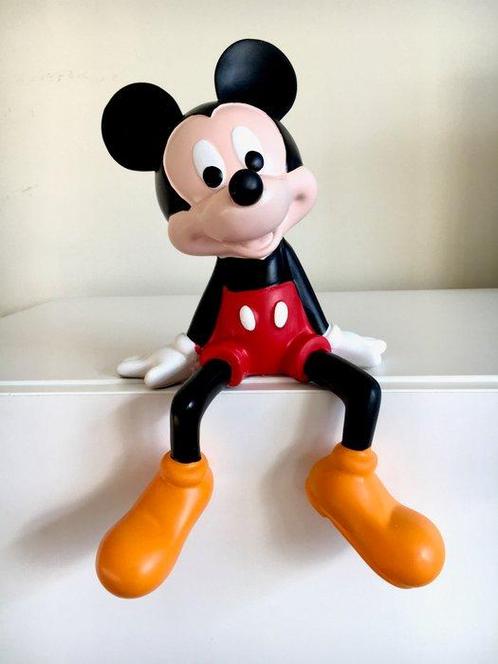 Beeld, Zittende Mickey Mouse - 30 cm - Hars, Verzamelen, Disney