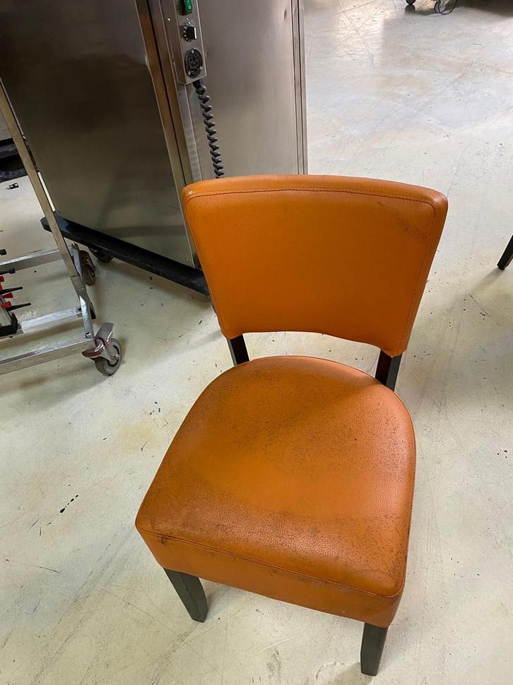oranje horecastoel - 45x45x84 lxbxh (Gebruikt), Zakelijke goederen, Horeca | Keukenapparatuur, Ophalen of Verzenden