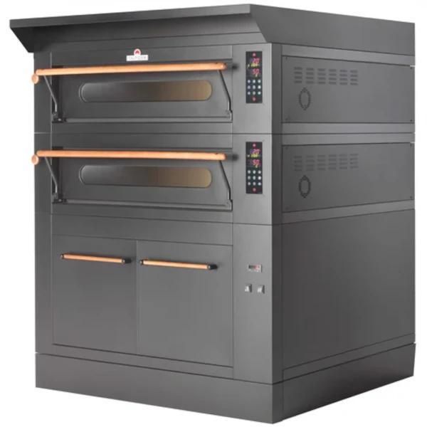 Modulaire Pizzaoven | VISOR | Zwart | Elektrisch | 6x Ø35cm, Articles professionnels, Horeca | Équipement de cuisine, Envoi