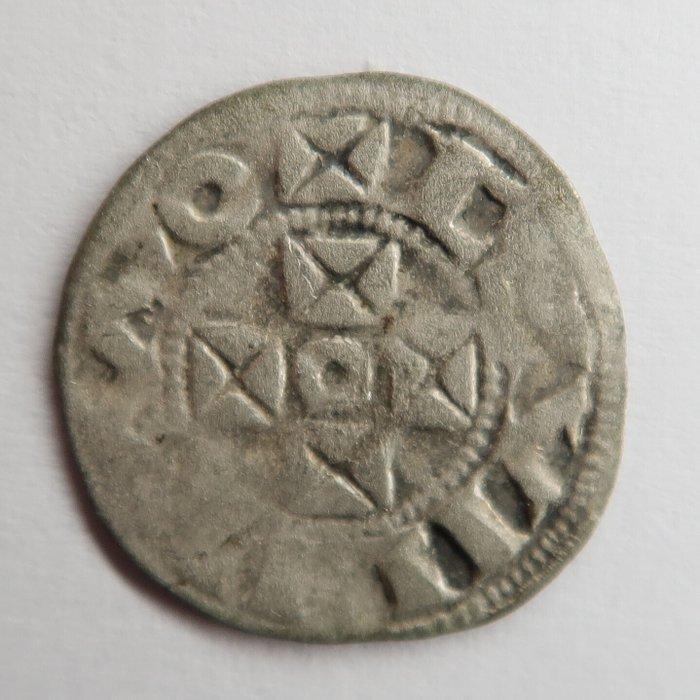 Hertogdom Aquitaine Guillaume X (1127-1137). Denier (Zonder, Postzegels en Munten, Munten | Europa | Niet-Euromunten