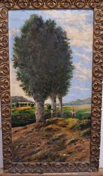 École française (XX) - Campesino en el campo, Antiquités & Art, Art | Peinture | Classique