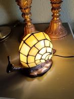 Tafellamp - Glazuur, Metaal - Tiffany slak lamp, Antiek en Kunst, Curiosa en Brocante