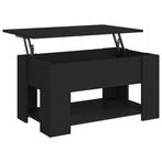 Salontafel Zwart Hout | 40% Korting | OP = OP, Verzenden, Nieuw