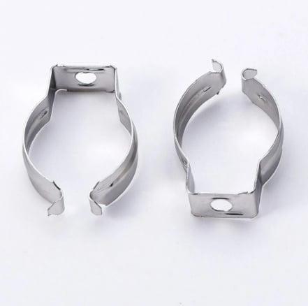 Osaka LED TL klemmen RVS (2 stuks) (Sera LED X-Change Tube), Dieren en Toebehoren, Vissen | Aquaria en Toebehoren, Verlichting of Verwarming