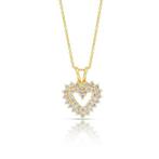 Collier avec pendentif - 18 carats Or jaune -  1.08ct. tw.