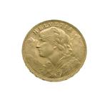 Zwitserland. 20 Francs 1947 LB - Vreneli