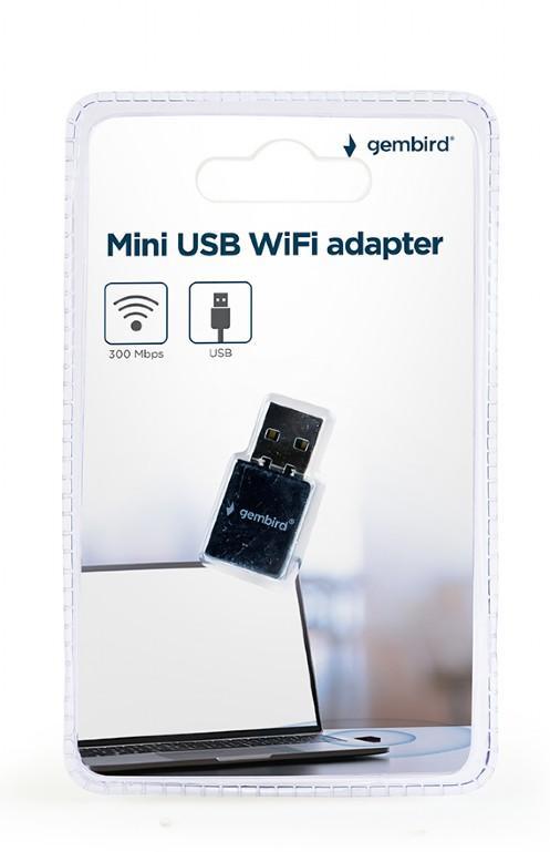 Gembird Mini USB WIFI Adapter - WNP-UA300-01 (Accessoires), Hobby & Loisirs créatifs, Composants électroniques, Enlèvement ou Envoi