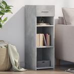 vidaXL Dressoir 30x42,5x93 cm bewerkt hout betongrijs, Huis en Inrichting, Kasten | Dressoirs, Verzenden, Nieuw