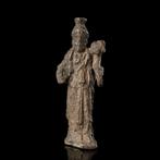 Oud-Romeins Zilver Votieve beeldje van Serapis