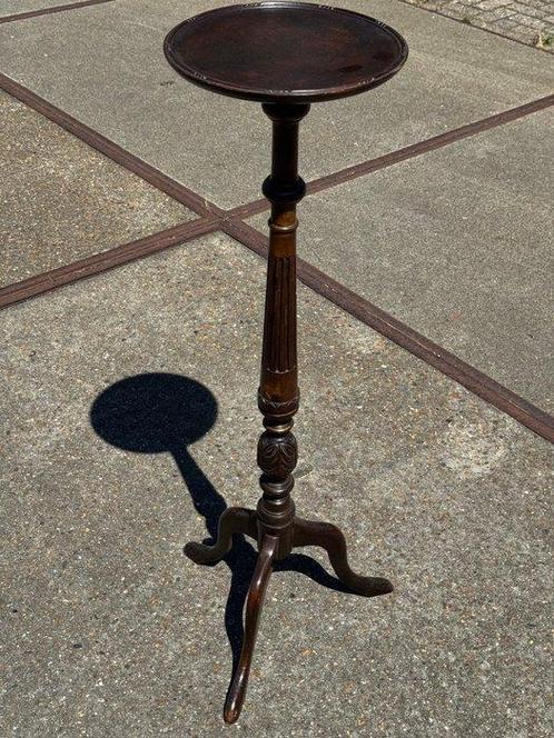 Table à plantes - Modèle haut - Acajou - Support de lampe à, Antiek en Kunst, Antiek | Overige Antiek