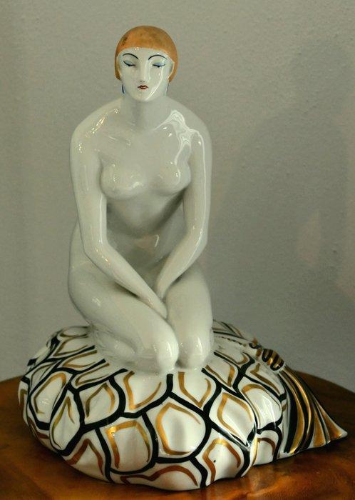 Lamp - Porselein - Oorsprong Frankrijk, Antiek en Kunst, Antiek | Glaswerk en Kristal