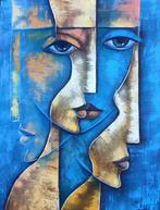 Jií Petr - XL Clever heads, ready to hang, Antiek en Kunst