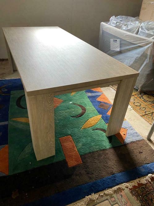 Eettafel naturelkleur 220 cm, krasvrij, Maison & Meubles, Tables | Tables à manger