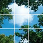 Wolk-bos plafond Fotoprint verdeeld over 9 panelen 60x60cm, Verzenden, Nieuw