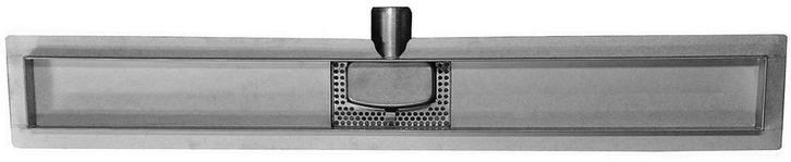 RVS douchegoot+flens zonder rooster 100x7 (3e GEN.), Doe-het-zelf en Bouw, Sanitair, Ophalen of Verzenden