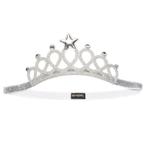 Prinsessenjurk - Kroon met ster - Zilver - Kleedje, Verzenden