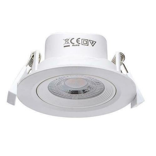 LED Inbouwspot - Koud wit Licht 6500K- 7W - Kantelbaar, Huis en Inrichting, Lampen | Spots, Ophalen of Verzenden