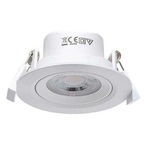 LED Inbouwspot - Koud wit Licht 6500K- 7W - Kantelbaar, Huis en Inrichting, Lampen | Spots, Ophalen of Verzenden