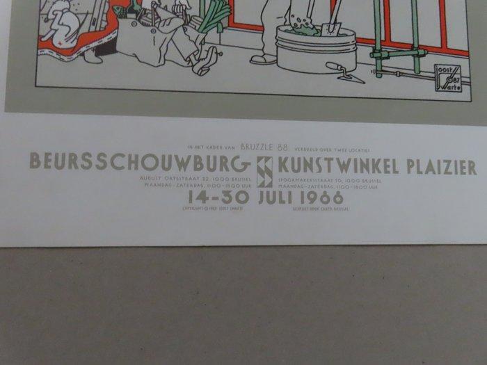 Joost Swarte - 1 Affiche - Beursschouwburg Brussel - De, Boeken, Strips | Comics
